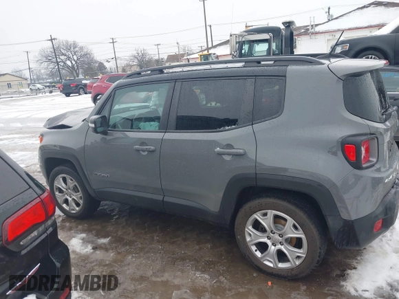 2020 Jeep Renegade Limited with VIN ZACNJBD11LPL74100, listed as a IAAI auction lot 41140117 with 45,067 mi miles and . Bid and sale history available at DreamBid. Image 14.