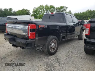 2024 Ford Super Duty F-250 SRW XL with VIN 1FT8W2BTXRED69906, listed as a Copart auction lot 55270455 with 7,381 mi miles and Salvage Title. Bid and sale history available at carsss.com. Image 3.