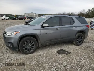 2021 Chevrolet Traverse RS with VIN 1GNERJKWXMJ153348, listed as a Copart auction lot 44298025 with 134,230 mi miles and Salvage Title. Bid and sale history available at carsss.com. Image 1.