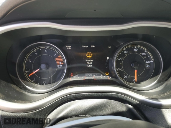 2016 Jeep Cherokee Limited z VIN 1C4PJMDBXGW236824, wystawiony jako Copart lot #56940975 z przebiegiem 197 170 mil mil oraz Szkoda całkowita • Salvage title. Historia ofert i sprzedaży dostępna na DreamBid. Obrazek 9.