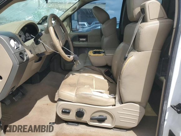 2006 Ford F-150 XLT with VIN 1FTPX12556KB94921, listed as a Copart auction lot 53931855 with 88,333 mi miles and Salvage title. Bid and sale history available at DreamBid. Image 7.