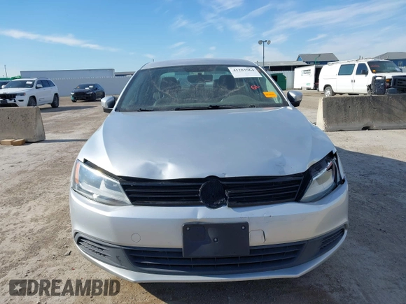 2012 Volkswagen Jetta Sedan SE w/Convenience PZEV with VIN 3VWDP7AJ7CM314482, listed as a IAAI auction lot 41283964 with 159,474 mi miles. Bid and sale history available at carsss.com. Image 6.