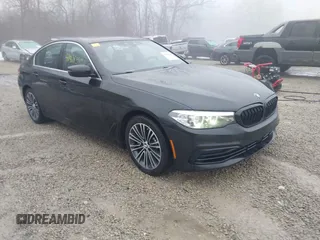2019 BMW 5 Series 540i xDrive with VIN WBAJE7C51KWW21475, listed as a IAAI auction lot 41428380 with 53,872 mi miles and . Bid and sale history available at carsss.com. Image 1.