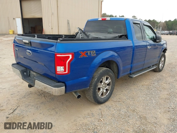 2017 Ford F-150 XL with VIN 1FTEX1EP9HFA02612, listed as a IAAI auction lot 41748042 with 78,859 mi miles. Bid and sale history available at carsss.com. Image 4.