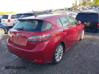2012 Lexus CT CT 200h with VIN JTHKD5BH1C2072278, listed as a IAAI auction lot 42013285 with 116,970 mi miles and . Bid and sale history available at carsss.com. Image 4.