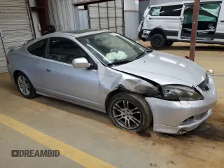 2005 Acura RSX with VIN JH4DC54815S006101, listed as a Copart auction lot 43163545 with 155,070 mi miles and Salvage title. Bid and sale history available at DreamBid. Image 4.