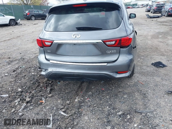 2020 Infiniti QX60 Luxe with VIN 5N1DL0MM1LC506649, listed as a IAAI auction lot 42040390 with 53,185 mi miles and . Bid and sale history available at DreamBid. Image 6.