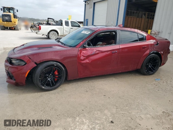 2022 Dodge Charger SRT Hellcat Widebody z VIN 2C3CDXL94NH102719, wystawiony jako Copart lot #47627965 z przebiegiem 22 328 mil mil oraz Czysty tytuł • Clean title. Historia ofert i sprzedaży dostępna na DreamBid. Obrazek 1.