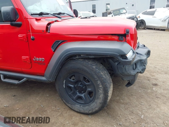 2018 Jeep Wrangler Unlimited Sport S z VIN 1C4HJXDG9JW169755, wystawiony jako IAAI lot #42686267 z przebiegiem 110 948 mil mil oraz . Historia ofert i sprzedaży dostępna na DreamBid. Obrazek 6.