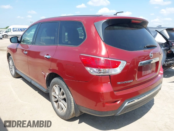 2015 Nissan Pathfinder SV z VIN 5N1AR2MN4FC613432, wystawiony jako IAAI lot #42210404 z przebiegiem 157 815 mil mil oraz . Historia ofert i sprzedaży dostępna na DreamBid. Obrazek 3.