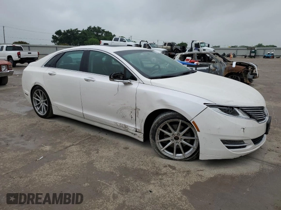 2014 Lincoln MKZ with VIN 3LN6L2GK9ER827244, listed as a Copart auction lot 54993145 with 209,717 mi miles and Salvage Title. Bid and sale history available at carsss.com. Image 4.