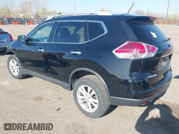 2014 Nissan Rogue SV with VIN 5N1AT2MV9EC853155, listed as a IAAI auction lot 42025278 with 93,467 mi miles. Bid and sale history available at carsss.com. Image 3.