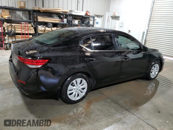 2024 Nissan Sentra S with VIN 3N1AB8BV1RY313716, listed as a Copart auction lot 89069005 with 10,044 mi miles and Non Repairable. Bid and sale history available at DreamBid. Image 3.