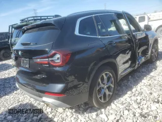 2024 BMW X3 sDrive30i with VIN 5UX43DP00R9U52981, listed as a Copart auction lot 45053885 with 29,463 mi miles and Clean Title. Bid and sale history available at DreamBid. Image 3.