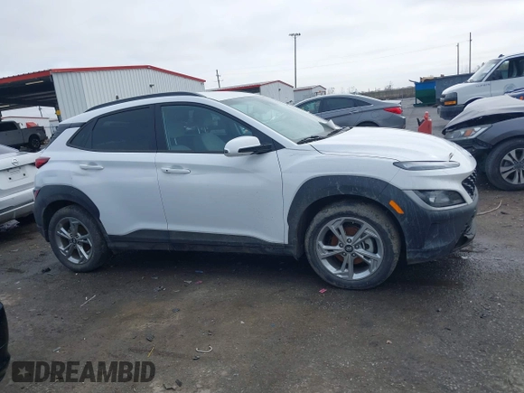 2023 Hyundai Kona SEL with VIN KM8K62AB6PU040648, listed as a IAAI auction lot 41363527 with Not Provided miles and . Bid and sale history available at DreamBid. Image 13.