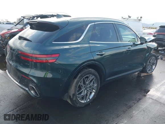 2023 Genesis GV70 2.5T with VIN KMUMADTB5PU114854, listed as a IAAI auction lot 41447643 with 4,880 mi miles. Bid and sale history available at carsss.com. Image 4.