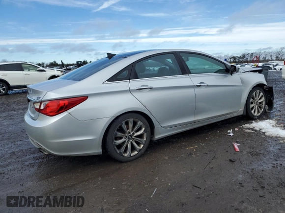 2012 Hyundai Sonata Limited with VIN 5NPEC4AB4CH474335, listed as a Copart auction lot 44279805 with 206,775 mi miles and Salvage Title. Bid and sale history available at DreamBid. Image 3.