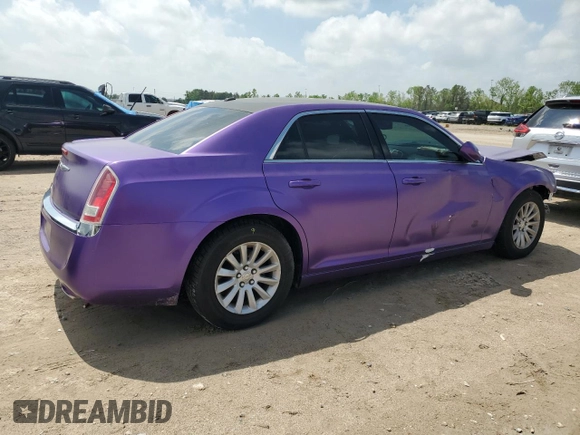 2014 Chrysler 300 with VIN 2C3CCAAG3EH378035, listed as a Copart auction lot 50788345 with 146,535 mi miles and Salvage Title. Bid and sale history available at DreamBid. Image 3.