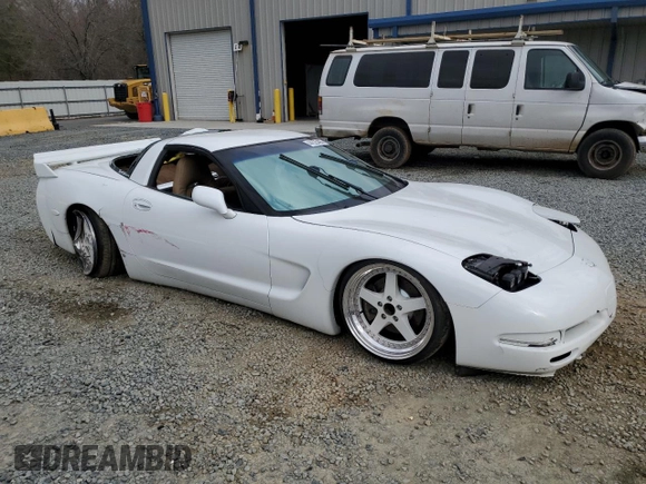 1998 Chevrolet Corvette with VIN 1G1YY22G9W5122927, listed as a Copart auction lot 44225405 with 151,319 mi miles and Salvage Title. Bid and sale history available at carsss.com. Image 4.