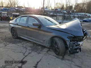 2023 BMW 5 Series 540i xDrive with VIN WBA73BJ01PCL40246, listed as a Copart auction lot 42847975 with Not Provided miles and Salvage Title. Bid and sale history available at carsss.com. Image 4.