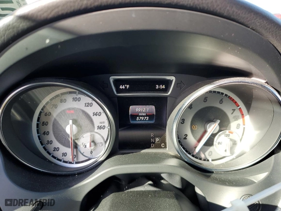 2016 Mercedes-Benz CLA with VIN WDDSJ4EB7GN334309, listed as a Copart auction lot 48134825 with 57,973 mi miles and Salvage Title. Bid and sale history available at carsss.com. Image 9.