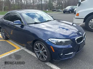 2016 BMW 2 Series 228i xDrive with VIN WBA1G9C59GV726137, listed as a Copart auction lot 53621605 with 111,659 mi miles and Salvage Title. Bid and sale history available at carsss.com. Image 1.