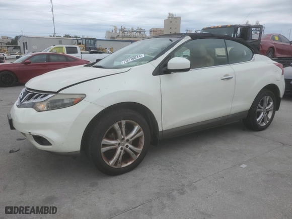 2011 Nissan Murano CrossCabriolet with VIN JN8AZ1FY3BW002987, listed as a Copart auction lot 73716014 with NaN miles and Salvage Title. Bid and sale history available at carsss.com. Image 1.