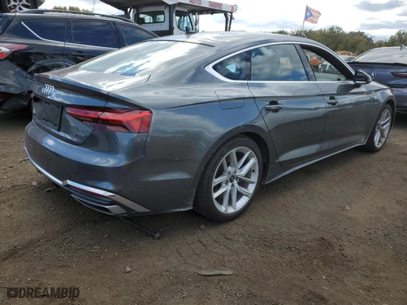 2024 Audi A5 Sportback S line Premium with VIN WAUDACF58RA058560, listed as a Copart auction lot 73712334 with 5,692 mi miles and Salvage Title. Bid and sale history available at carsss.com. Image 3.