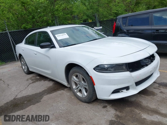 2023 Dodge Charger SXT with VIN 2C3CDXBG3PH518747, listed as a IAAI auction lot 42174270 with 51,956 mi miles. Bid and sale history available at carsss.com. Image 1.