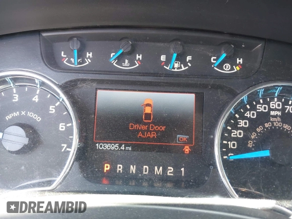 2014 Ford F-150 XL with VIN 1FTFW1CT0EKF76199, listed as a IAAI auction lot 42408498 with 103,695 mi miles and . Bid and sale history available at DreamBid. Image 7.