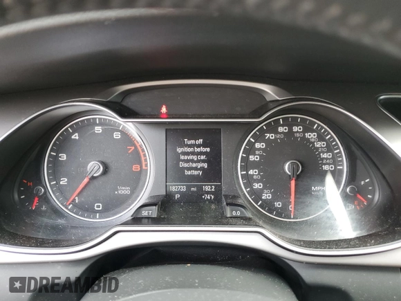 2013 Audi allroad Premium Plus with VIN WA1UFAFL3DA177238, listed as a Copart auction lot 72577794 with 182,733 mi miles and Salvage Title. Bid and sale history available at carsss.com. Image 9.