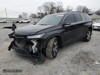 2022 Chevrolet Traverse LT Leather with VIN 1GNEVHKW5NJ108324, listed as a Copart auction lot 86741494 with 137,882 mi miles and Salvage Title. Bid and sale history available at carsss.com. Image 1.