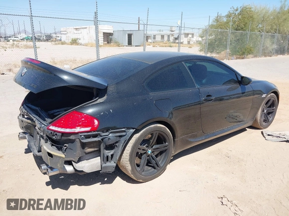 2008 BMW 6 Series M6 with VIN WBSEH93558CY24847, listed as a IAAI auction lot 42171734 with 115,795 mi miles. Bid and sale history available at carsss.com. Image 4.