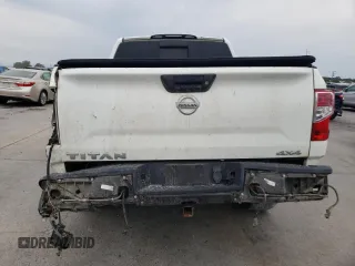 2021 Nissan Titan SV with VIN 1N6AA1EC2MN506607, listed as a Copart auction lot 57905485 with 68,690 mi miles and Salvage title. Bid and sale history available at DreamBid. Image 6.