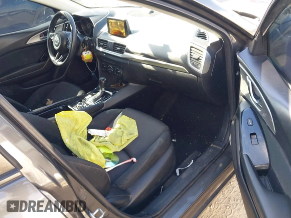 2017 Mazda 3 Sport with VIN 3MZBN1K76HM101415, listed as a IAAI auction lot 42012311 with 222,246 mi miles. Bid and sale history available at carsss.com. Image 5.
