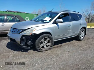 2005 Nissan Murano SE with VIN JN8AZ08T45W324540, listed as a IAAI auction lot 42052303 with 174,639 mi miles and . Bid and sale history available at carsss.com. Image 2.