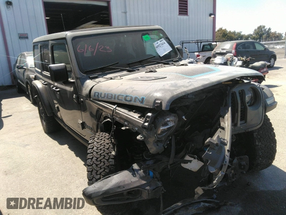 2022 Jeep Wrangler Unlimited Rubicon with VIN 1C4JJXR60NW182756, listed as a IAAI auction lot 36927414 with Not provided miles and . Bid and sale history available at DreamBid. Image 1.