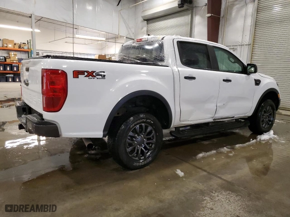2023 Ford Ranger XL with VIN 1FTER4FH2PLE18522, listed as a Copart auction lot 43559915 with 13,529 mi miles and Salvage Title. Bid and sale history available at carsss.com. Image 3.