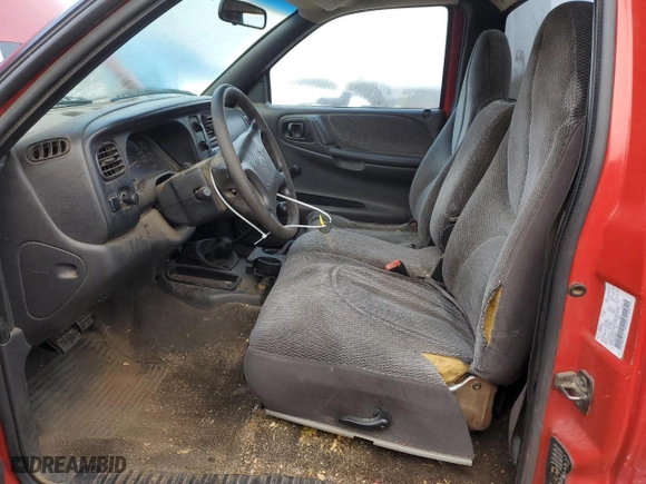 1998 Dodge Dakota SLT with VIN 1B7FL26X2WS706370, listed as a Copart auction lot 42569895 with 212,982 mi miles and Salvage Title. Bid and sale history available at carsss.com. Image 7.