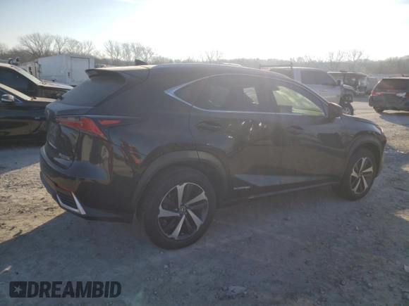 2020 Lexus NX with VIN JTJGJRDZ5L2133271, listed as a Copart auction lot 41495555 with 118,536 mi miles and Salvage Title. Bid and sale history available at carsss.com. Image 3.
