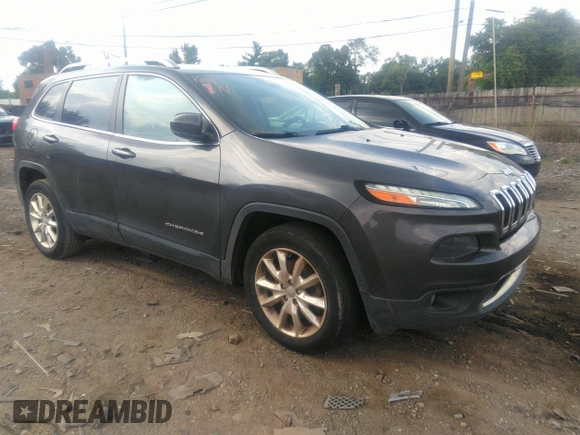 2015 Jeep Cherokee Limited with VIN 1C4PJMDS2FW702079, listed as a IAAI auction lot 39941650 with 140,344 mi miles and . Bid and sale history available at DreamBid. Image 1.