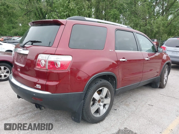 2010 GMC Acadia SLT1 z VIN 1GKLRMED7AJ126510, wystawiony jako IAAI lot #42151290 z przebiegiem 195 615 mil mil oraz . Historia ofert i sprzedaży dostępna na DreamBid. Obrazek 4.