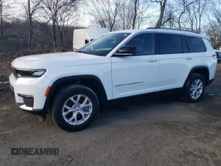 2022 Jeep Grand Cherokee Limited z VIN 1C4RJJBG7N8630529, wystawiony jako Copart lot #51132635 z przebiegiem 34 301 mil mil oraz Szkoda całkowita • Salvage title. Historia ofert i sprzedaży dostępna na DreamBid. Obrazek 1.