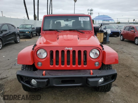 2014 Jeep Wrangler Unlimited Rubicon with VIN 1C4BJWFG1EL232836, listed as a Copart auction lot 82529654 with 106,193 mi miles and Clean Title. Bid and sale history available at carsss.com. Image 5.