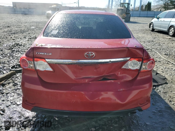 2011 Toyota Corolla L with VIN 2T1BU4EE8BC736167, listed as a Copart auction lot 50496865 with 189,079 mi miles and Salvage Title. Bid and sale history available at carsss.com. Image 6.
