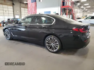 2021 BMW 5 Series 530i xDrive with VIN WBA13BJ01MCF15454, listed as a Copart auction lot 56922345 with 115,667 mi miles and Salvage title. Bid and sale history available at DreamBid. Image 2.