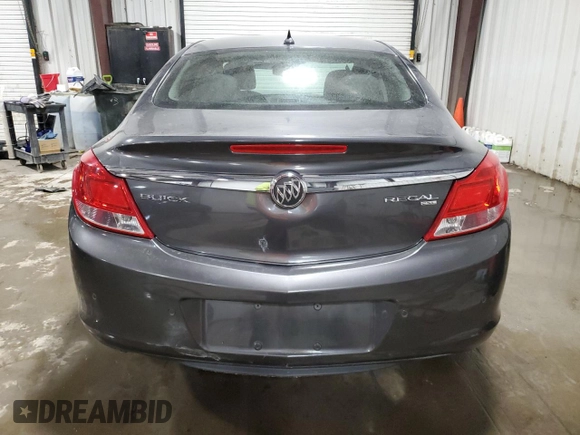 2011 Buick Regal CXL RL3 with VIN W04GR5EC5B1003777, listed as a Copart auction lot 42701105 with Not provided miles and Salvage title. Bid and sale history available at DreamBid. Image 6.