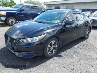 2020 Nissan Sentra SV with VIN 3N1AB8CV6LY215500, listed as a IAAI auction lot 41778106 with 24,981 mi miles and . Bid and sale history available at DreamBid. Image 2.