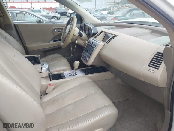 2007 Nissan Murano SL with VIN JN8AZ08T07W501393, listed as a IAAI auction lot 41910351 with 207,977 mi miles. Bid and sale history available at carsss.com. Image 5.