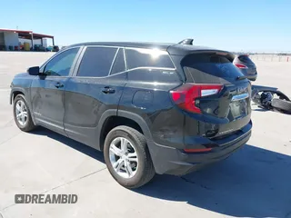 2024 GMC Terrain SLE with VIN 3GKALMEG0RL146962, listed as a IAAI auction lot 41815842 with 28,447 mi miles. Bid and sale history available at carsss.com. Image 3.